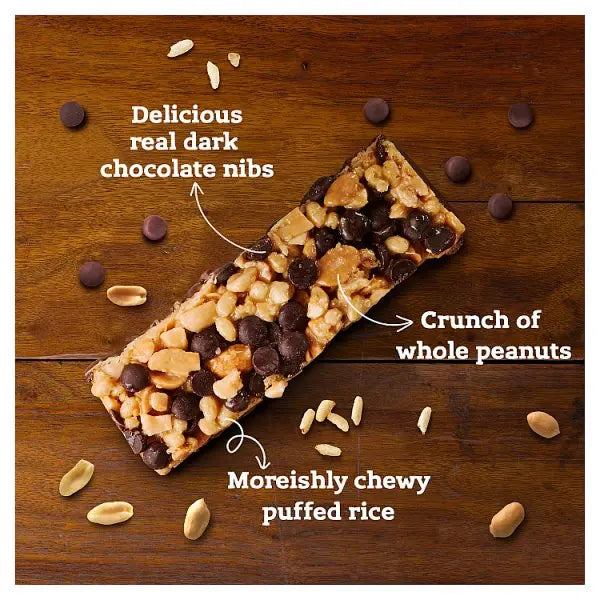 Nature Valley Protein Peanut & Chocolate Cereal Bars 4 x 40g (160g) (Case of 8)