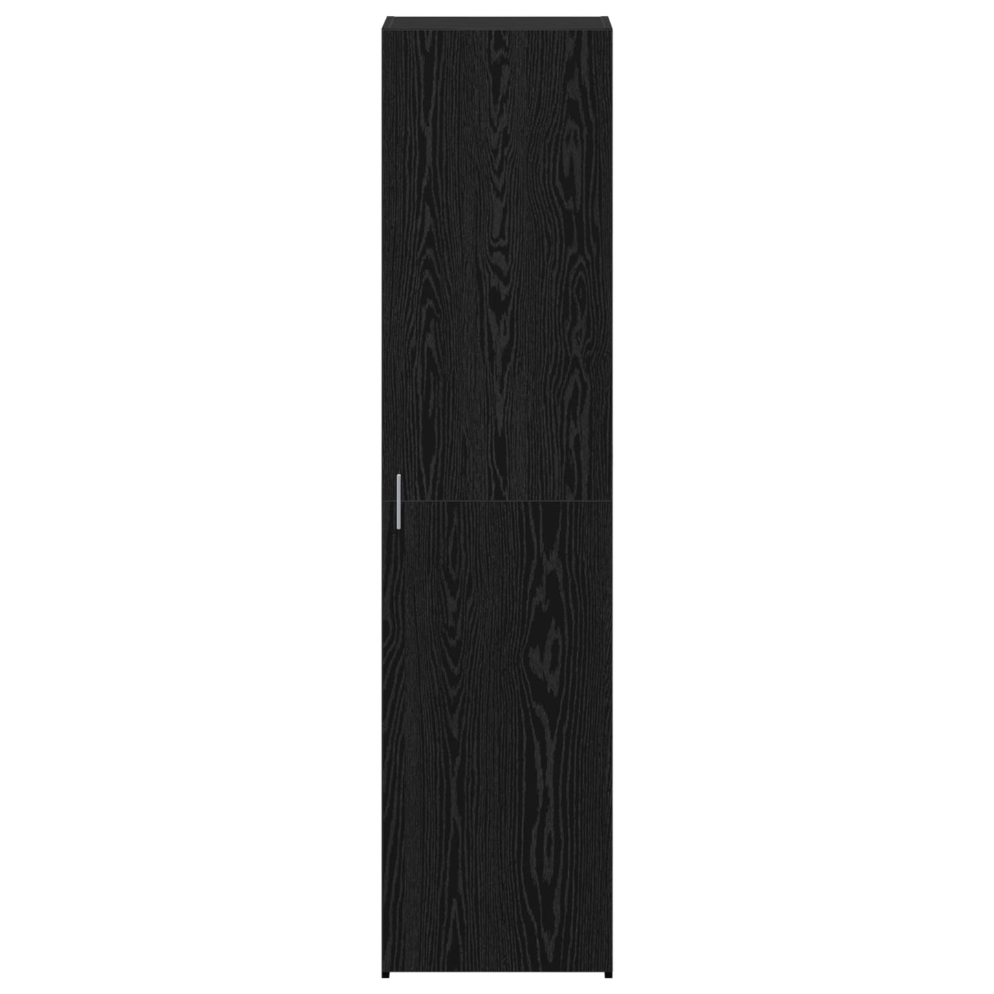Highboard Black Oak 45x42.5x185 cm Engineered Wood