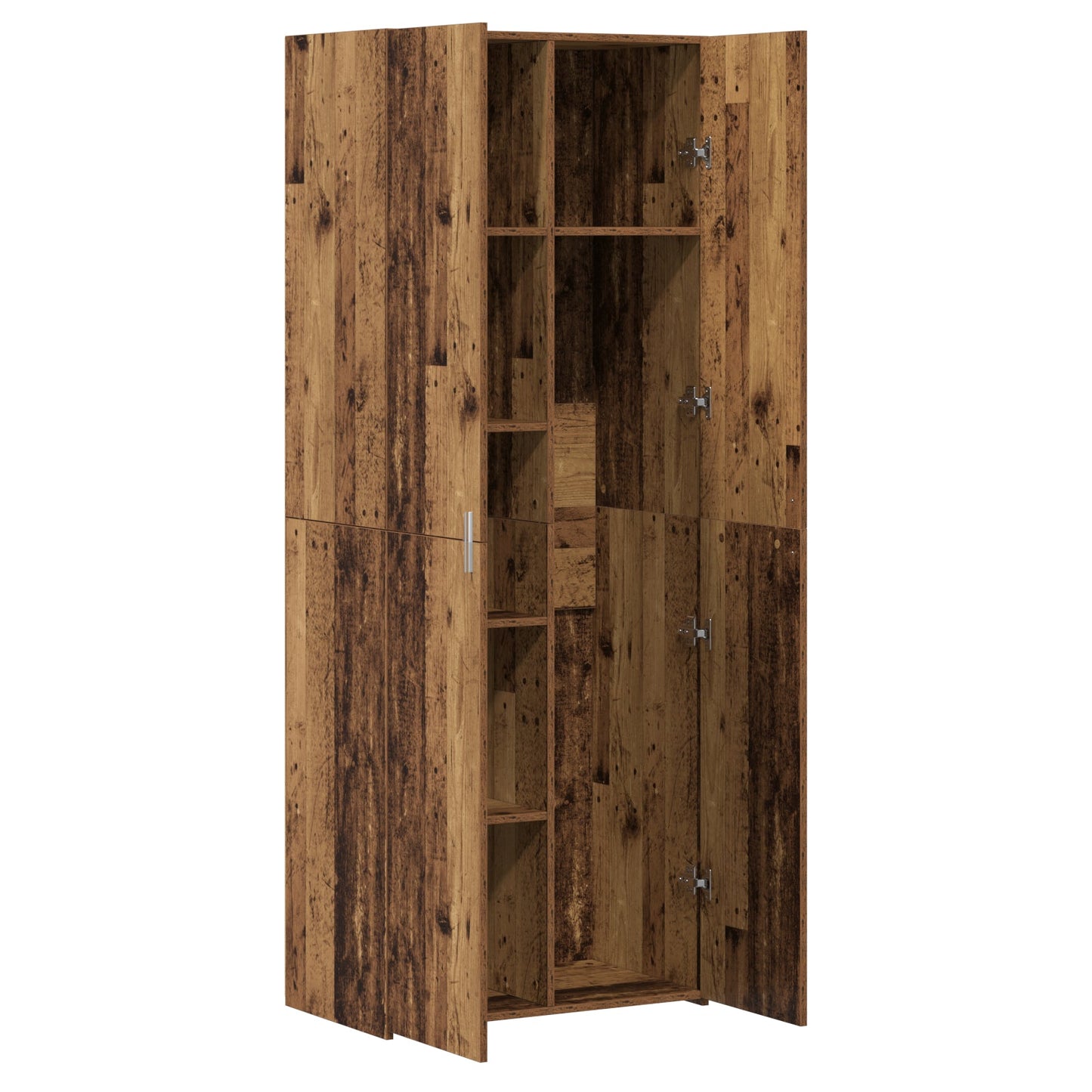 Highboard Old Wood 70x42.5x185 cm Engineered Wood