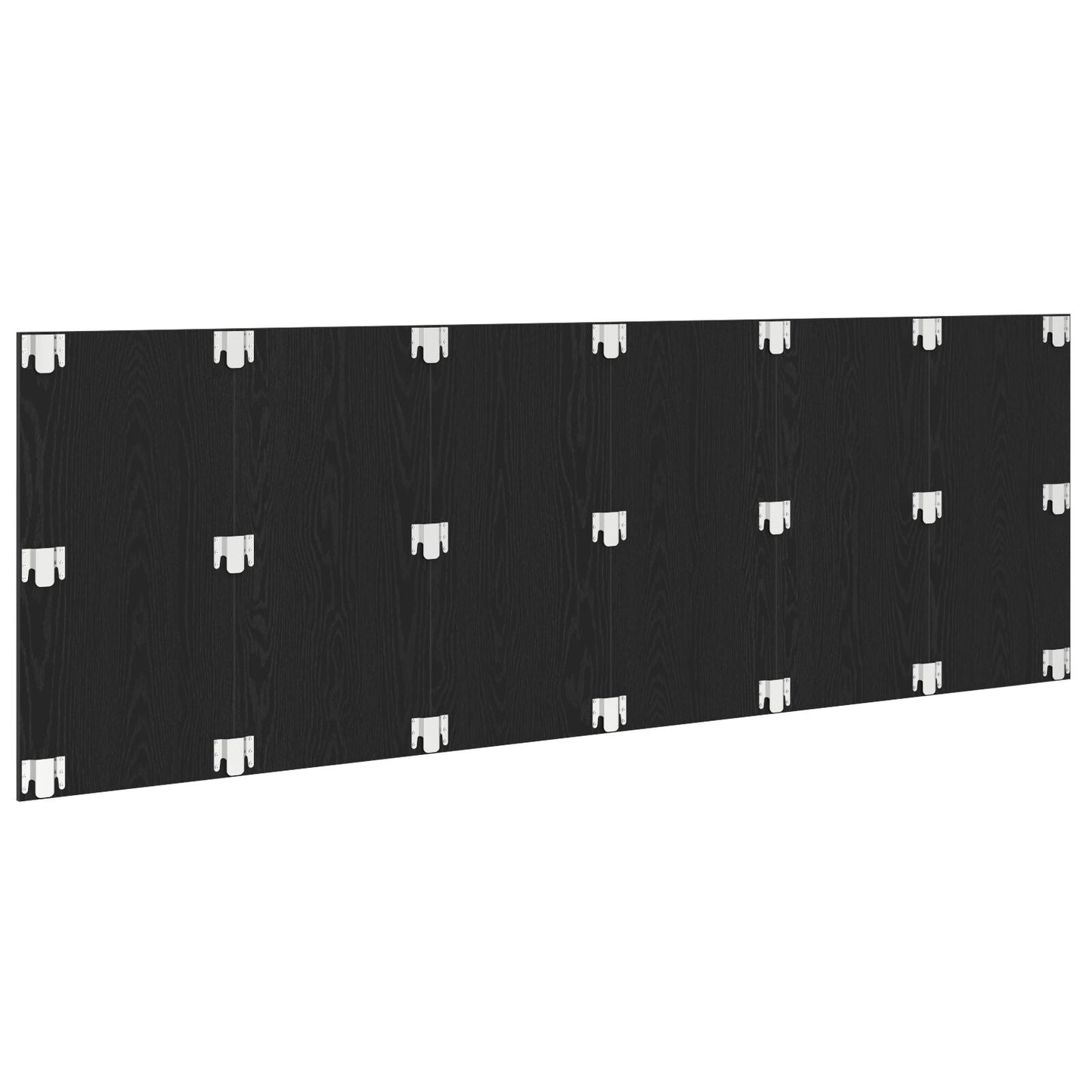 Black Oak Wall Headboard 240x1.5x80 cm Made from Engineered Wood