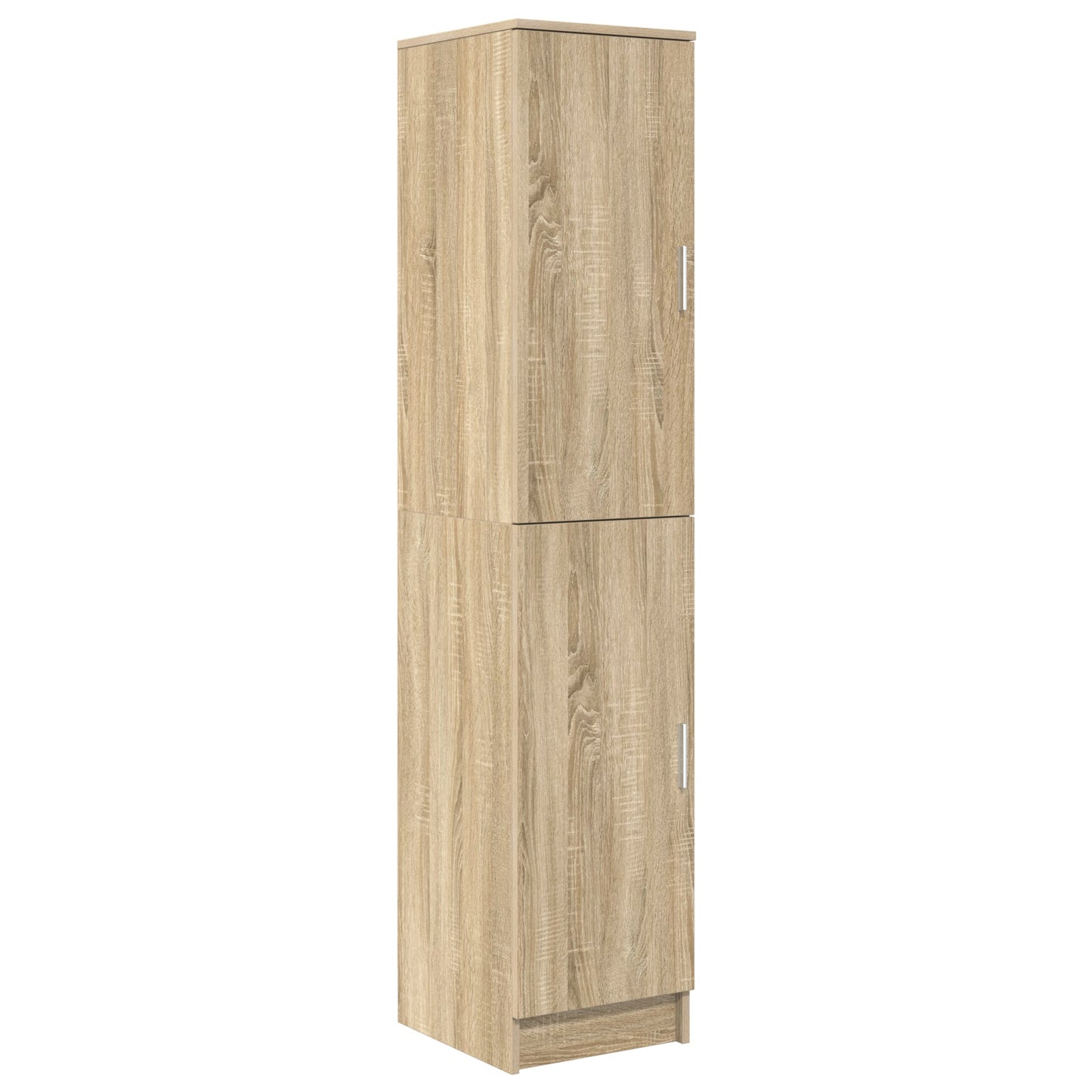 Desk with Storage Sonoma Oak Engineered Wood