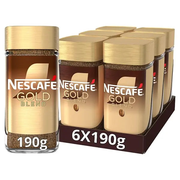 Nescafe Gold Blend Instant Coffee 190g (Case of 6)