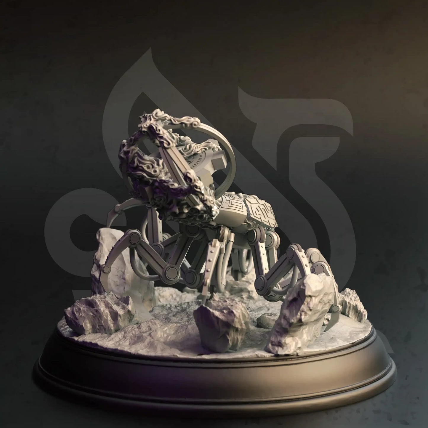 Netronid – Archano Arachnid - 3D Printed Monster Miniature