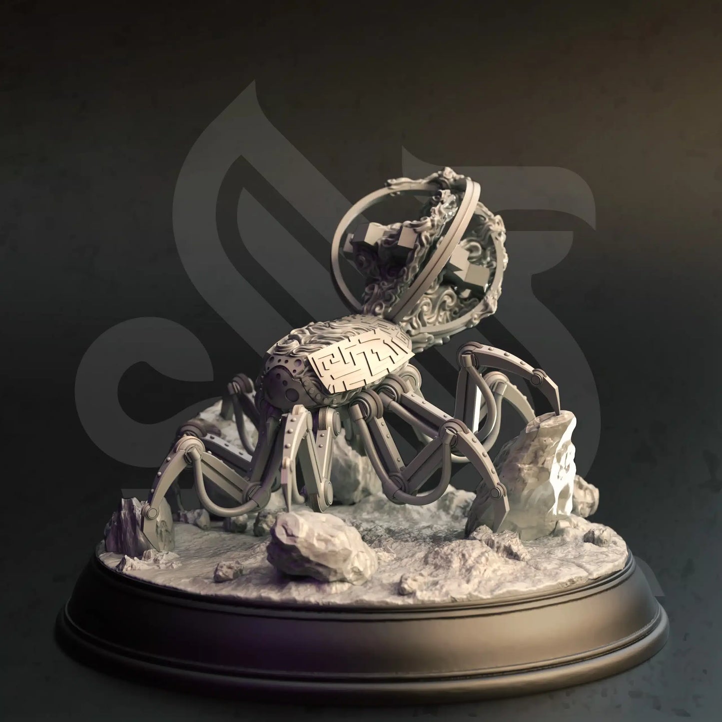 Netronid – Archano Arachnid - 3D Printed Monster Miniature