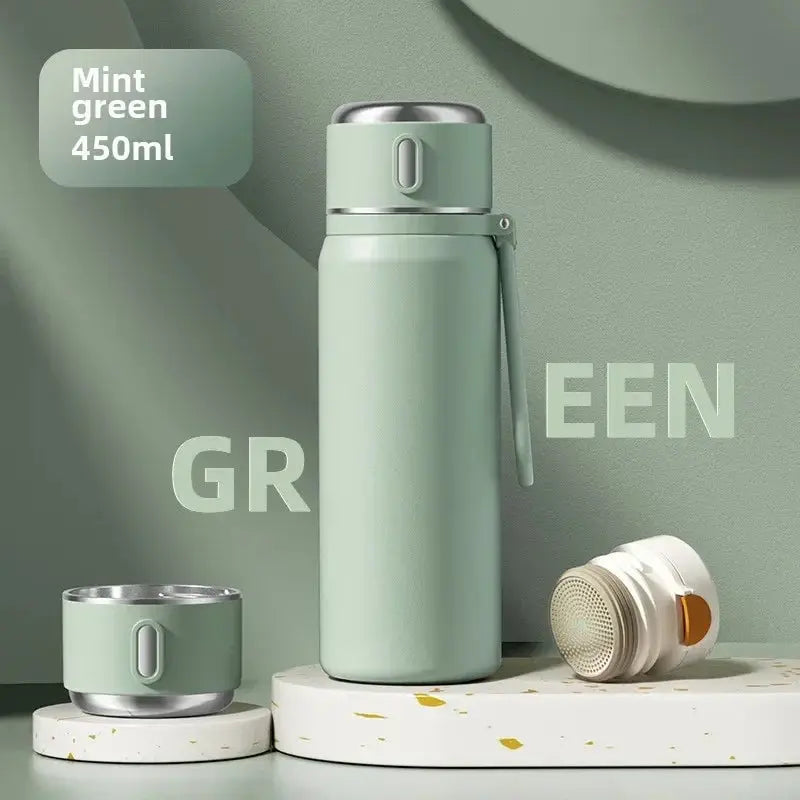 New 316 Stainless Steel Thermos Cup for Girls – Food-Grade Water Bottle for School, Kids & Students
