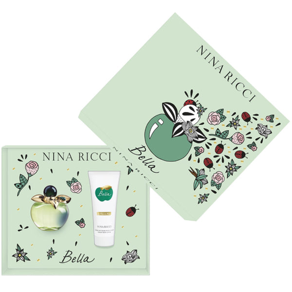 Nina Ricci Bella Gift Set 50ml EDT + 75ml Body Lotion Women's Fragrance