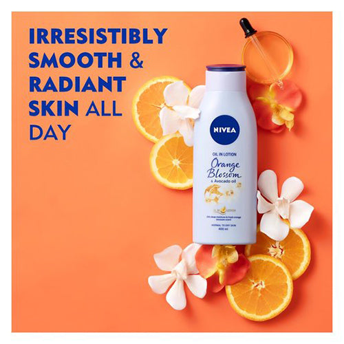 Nivea Orange Blossom Body Lotion for Hydrated, Fragrant Skin 400 ml