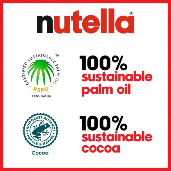 Nutella Hazelnut Spread with Cocoa 200g (Case of 6)