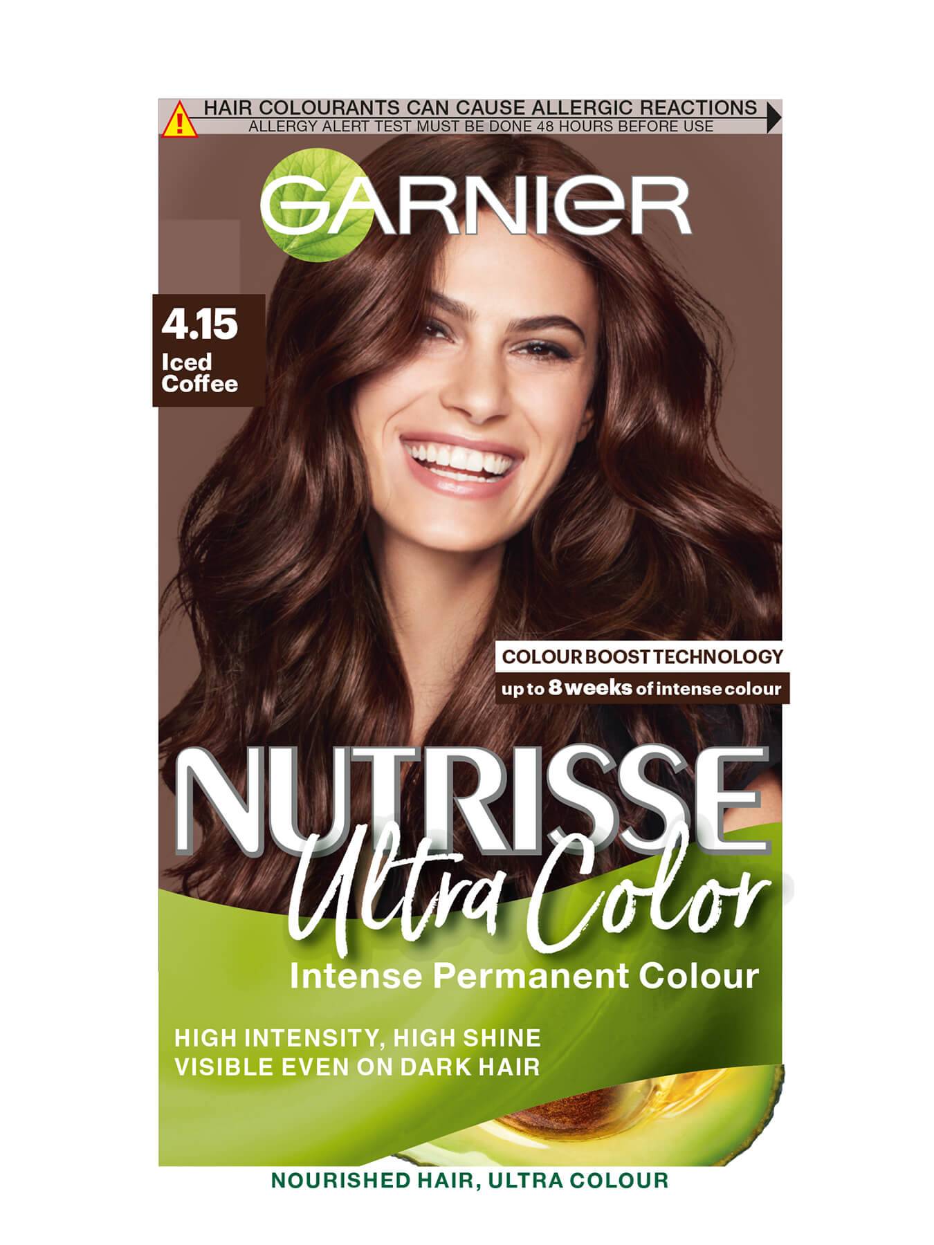 Garnier Nutrisse Permanent Hair Colour: Nourishing & Vibrant Grey Coverage for All Hair Types At-Home Kit
