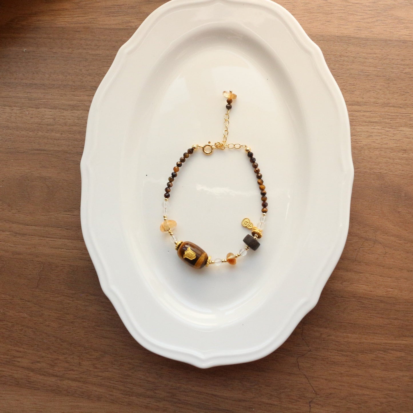 Jekira Mieloid Tiger’s Eye & Citrine Jewelry Set