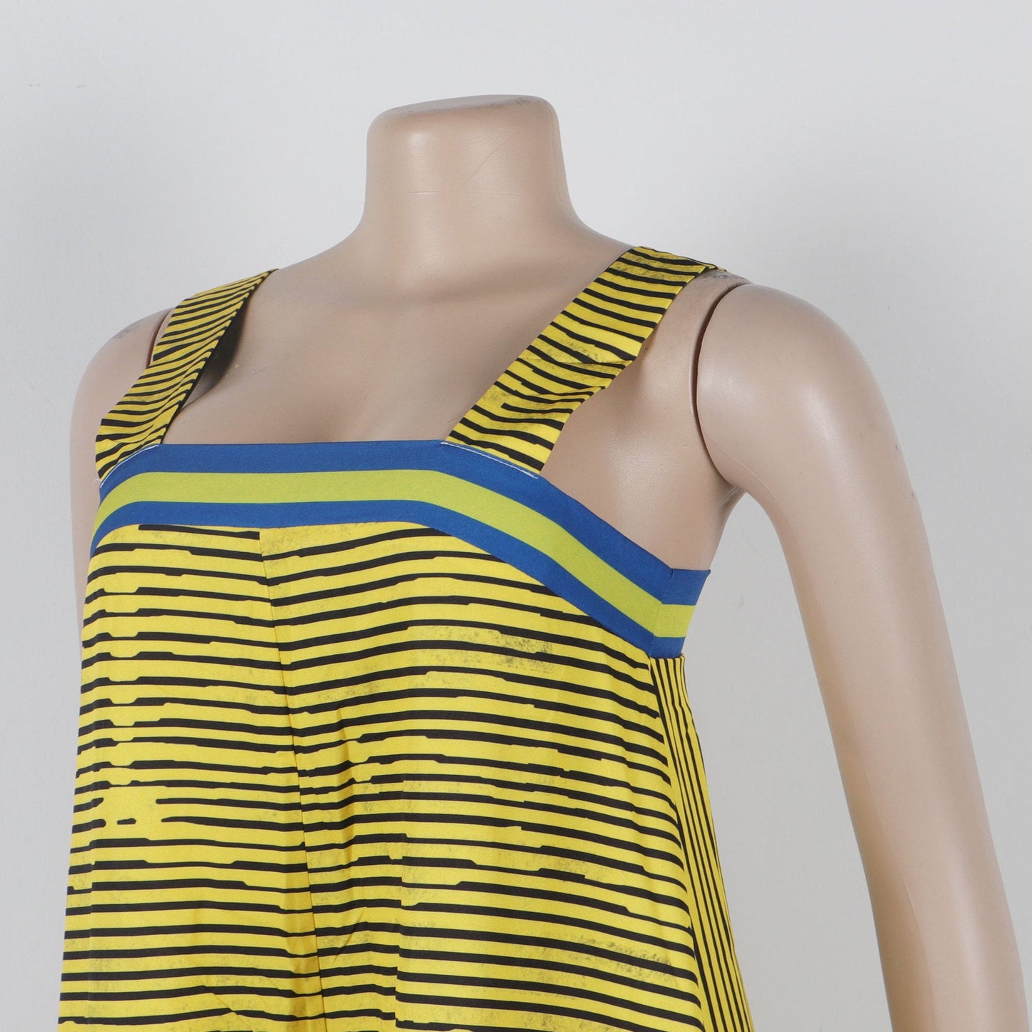 CM.YAYA Women Striped Wide Leg Straight Strap Tank Wide Leg Haren Sleeveless Jumpsuit 2024 Street Playsuit One Piece Suit Romper