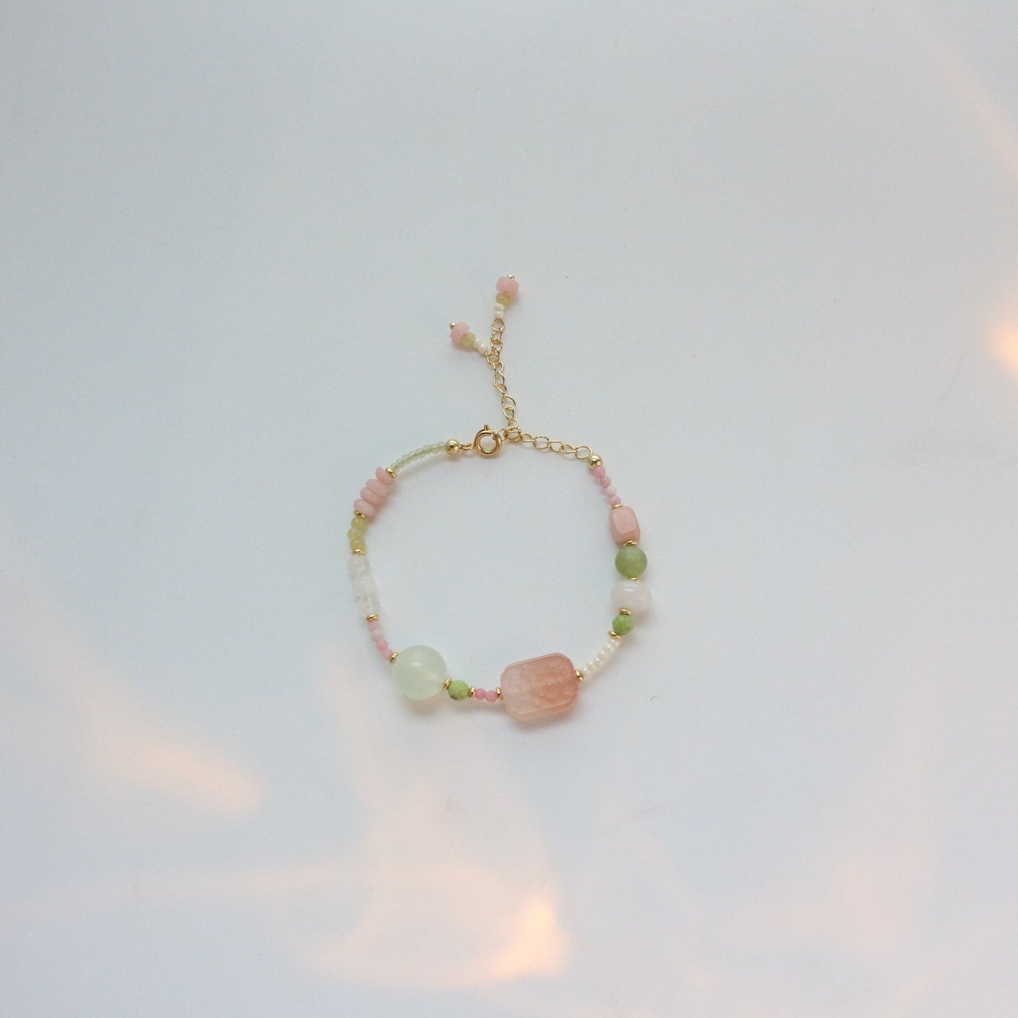 JEKIRA Summer Pink Gemstone Jewelry Set