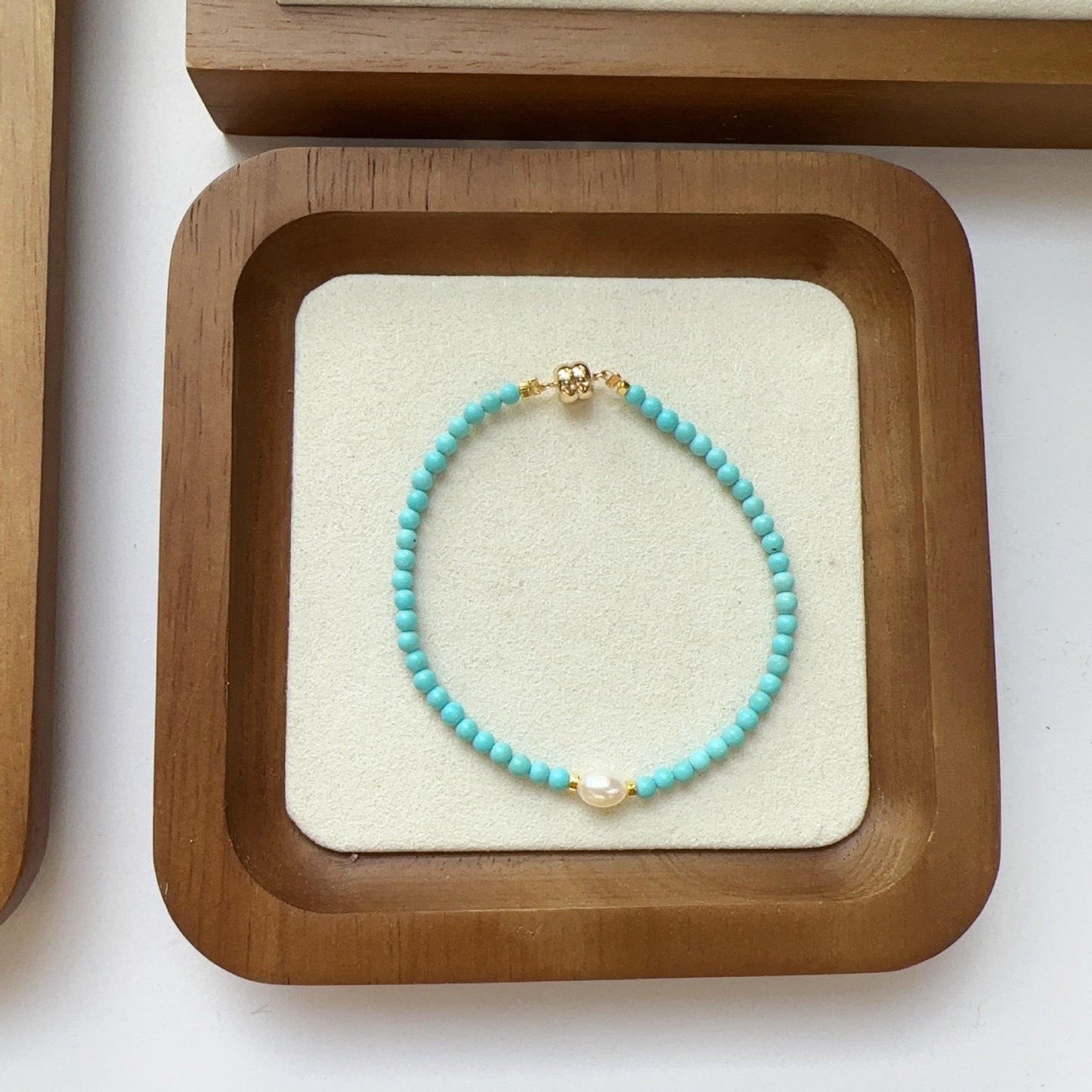 Jekira Turquoise & Baroque Pearl Jewelry Set