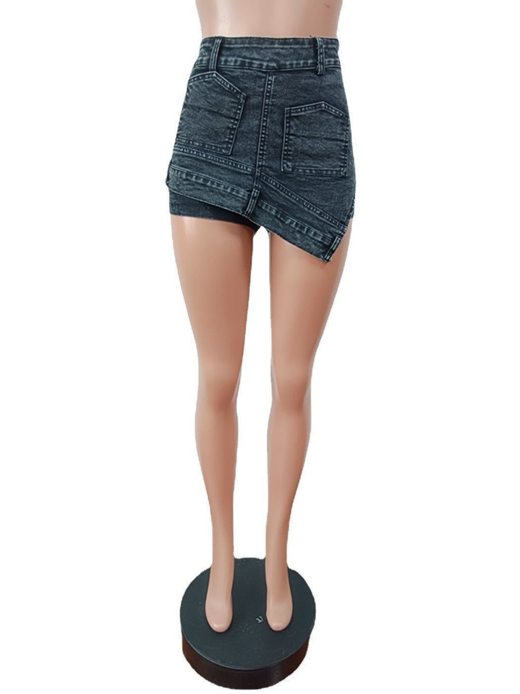 CM.YAYA Women Streetwear Cutout Hollow Out Criss Cross Straight Flare Denim Pants 2023 INS Fashion Wide Leg Jeans Trousers