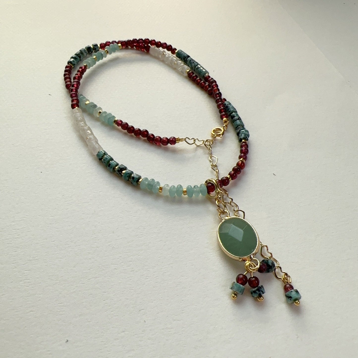 Jekira Multicolor Gemstone Pendant Necklace