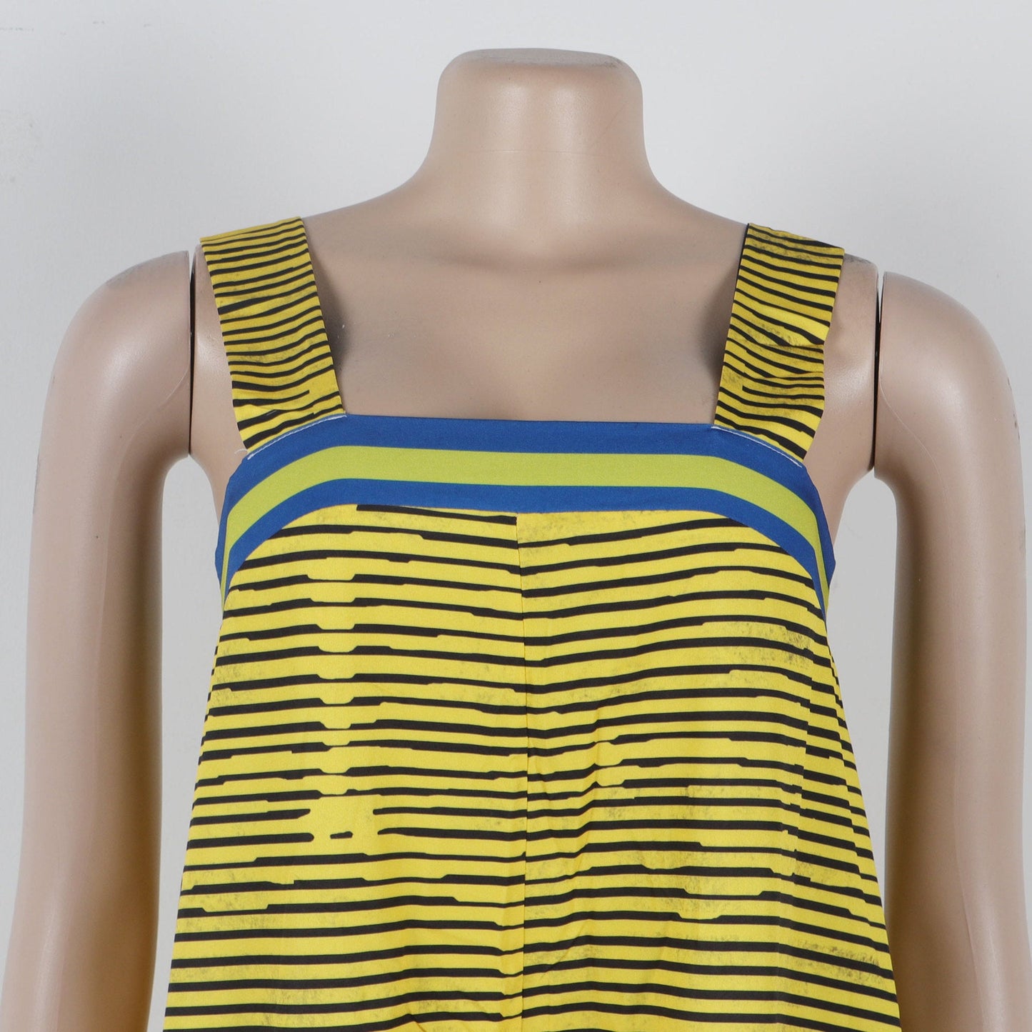 CM.YAYA Women Striped Wide Leg Straight Strap Tank Wide Leg Haren Sleeveless Jumpsuit 2024 Street Playsuit One Piece Suit Romper