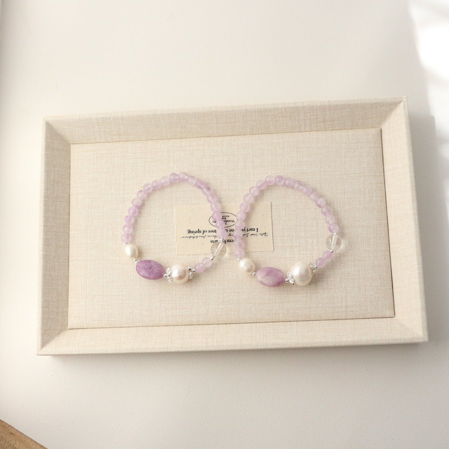 Jekira Purple Gemstone & Baroque Pearl Bracelet