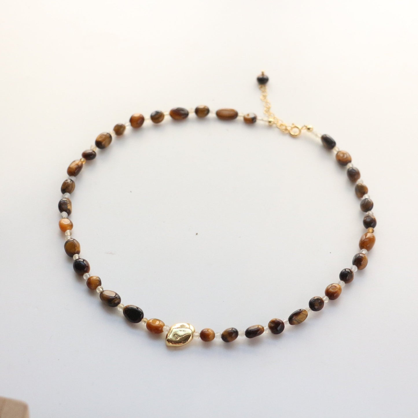 Jekira Tiger’s Eye & Citrine Couple’s Necklace Set