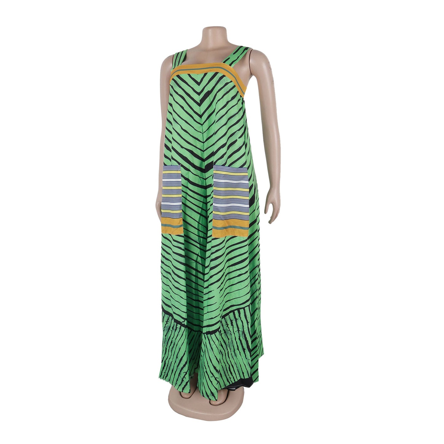 CM.YAYA Women Striped Wide Leg Straight Strap Tank Wide Leg Haren Sleeveless Jumpsuit 2024 Street Playsuit One Piece Suit Romper