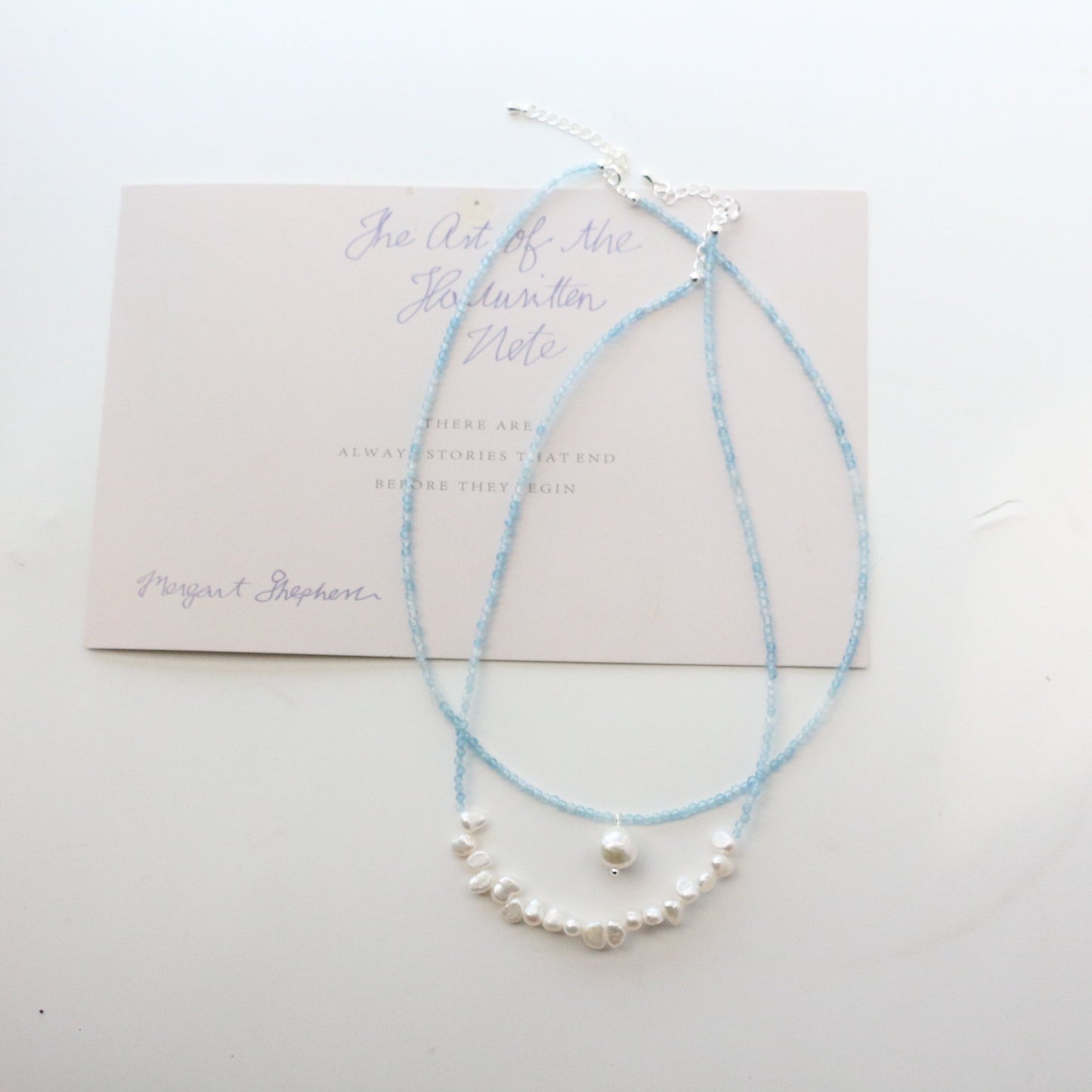 JEKIRA Aquamarine & Baroque Pearl Set