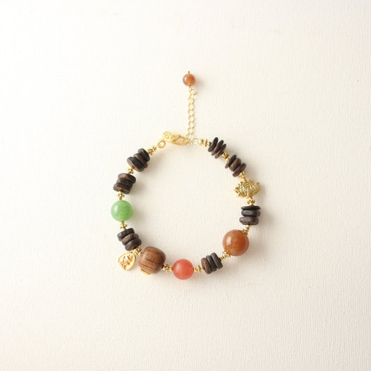 JEKIRA Vintage Agarwood & Nanhong Bracelet