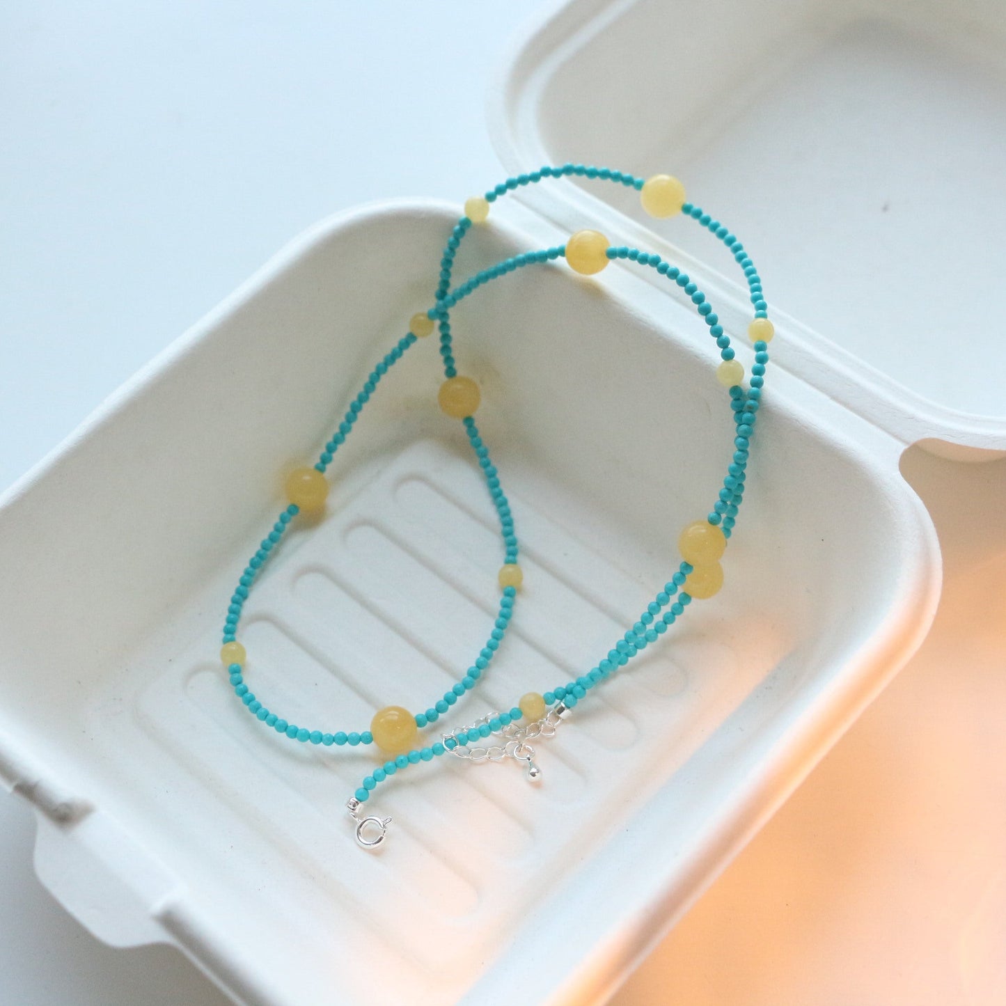 Jekira Summer Turquoise & Citrine Jewelry Set