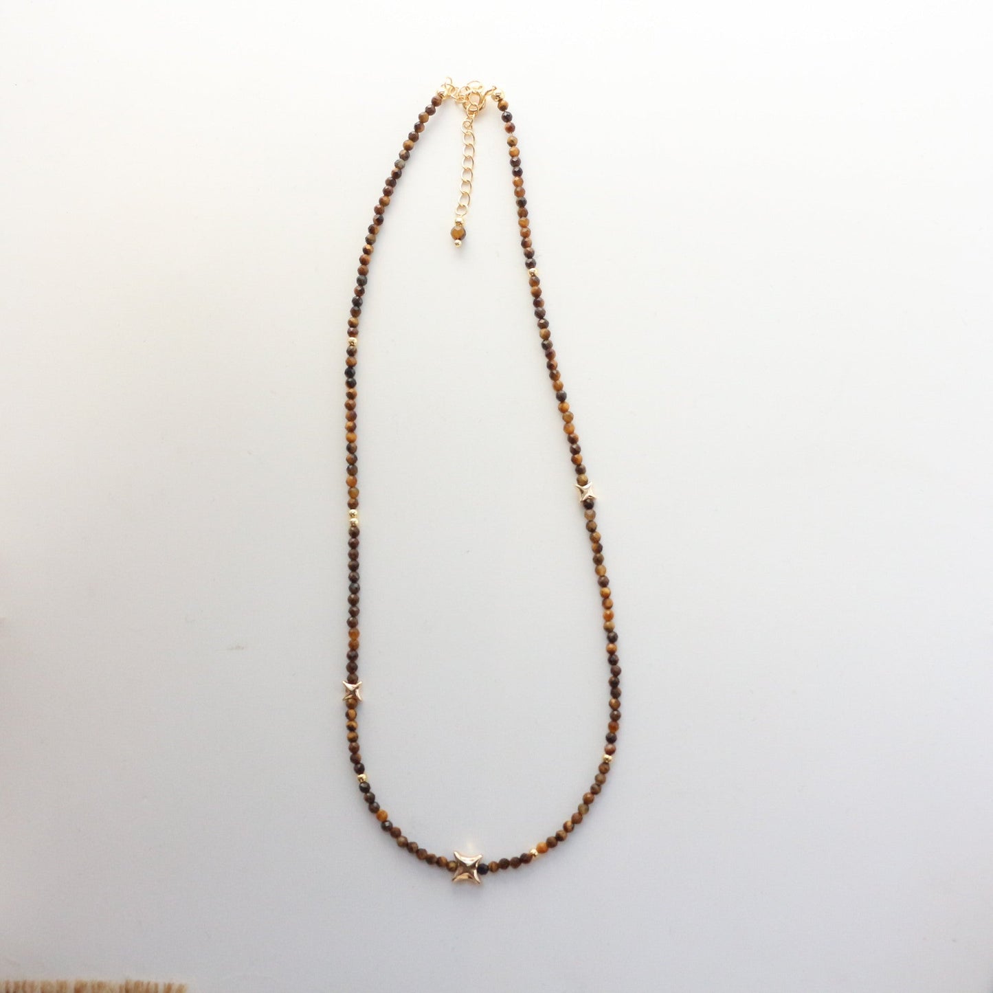 JEKIRA Summer New Ultra-Thin Tiger Eye Necklace – 39+6cm
