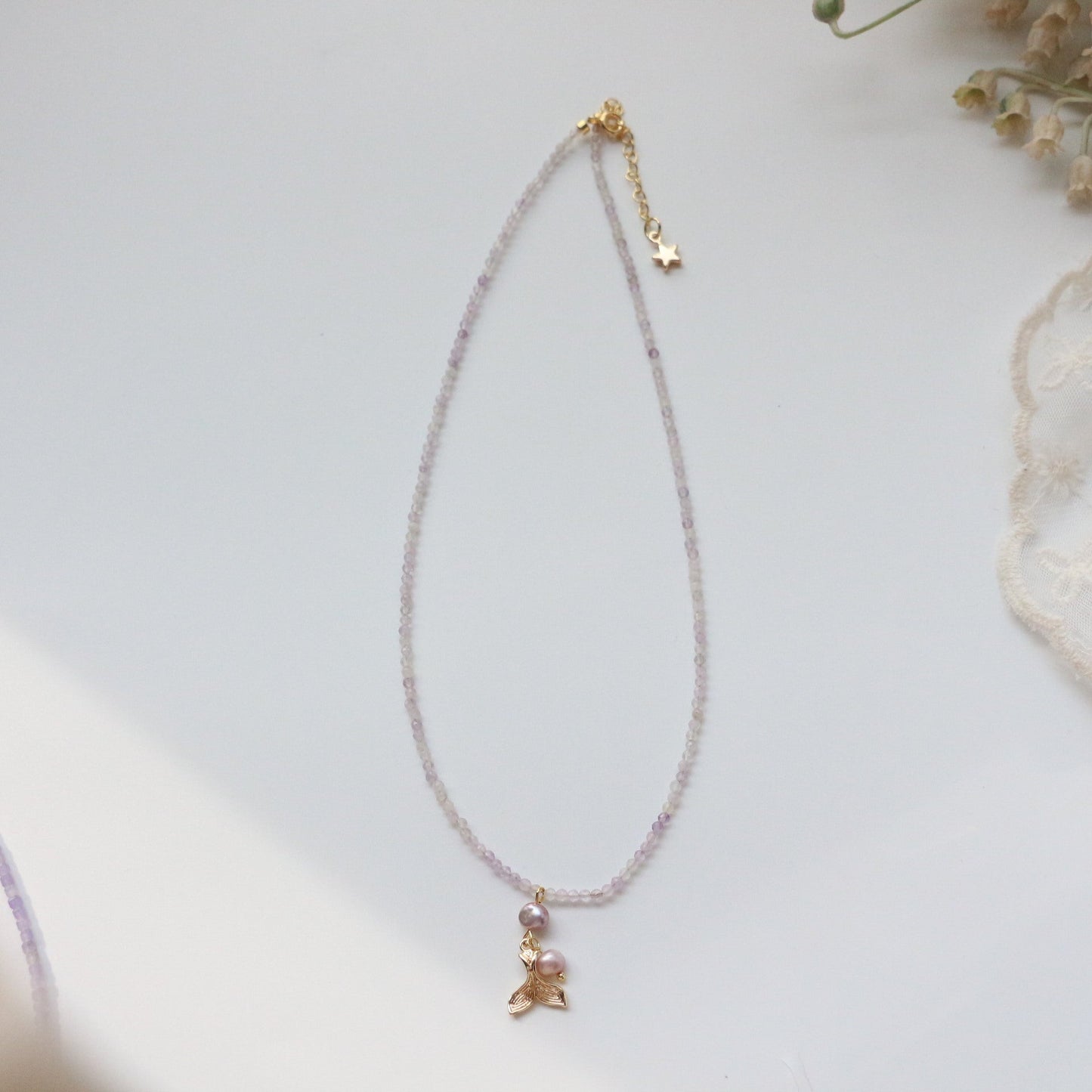 Jekira Amethyst & Baroque Pearl Jewelry Set