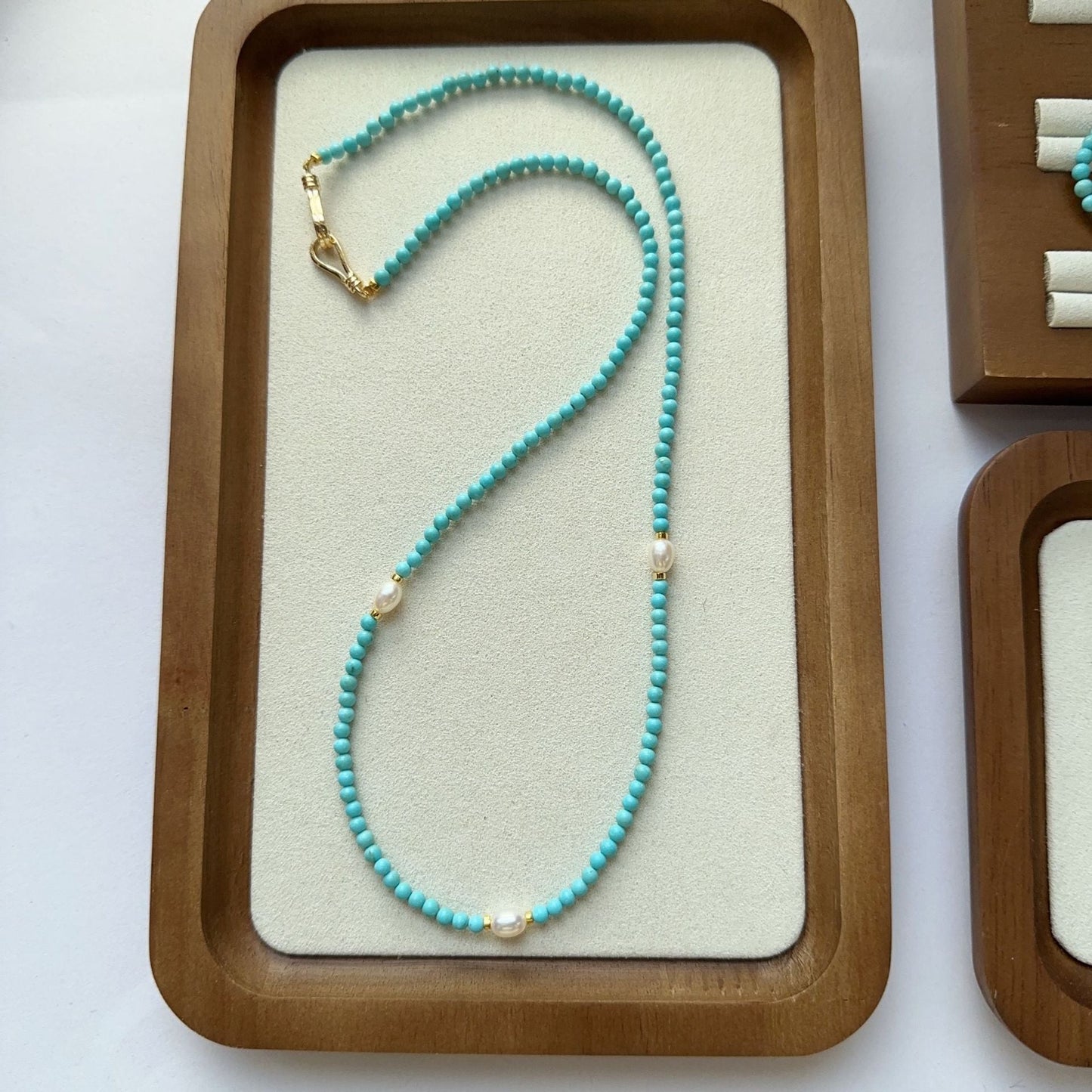 Jekira Turquoise & Baroque Pearl Jewelry Set