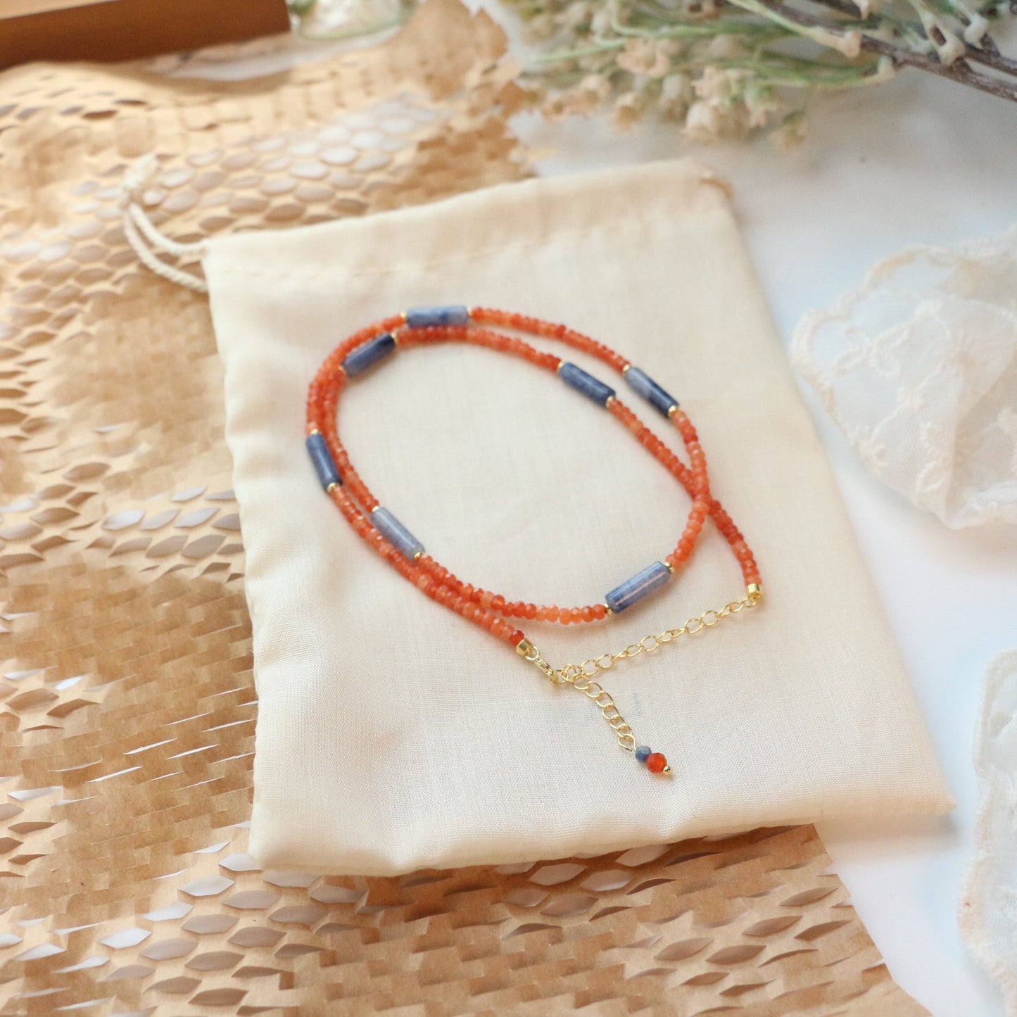 JEKIRA Sunset & Ocean Gemstone Necklace