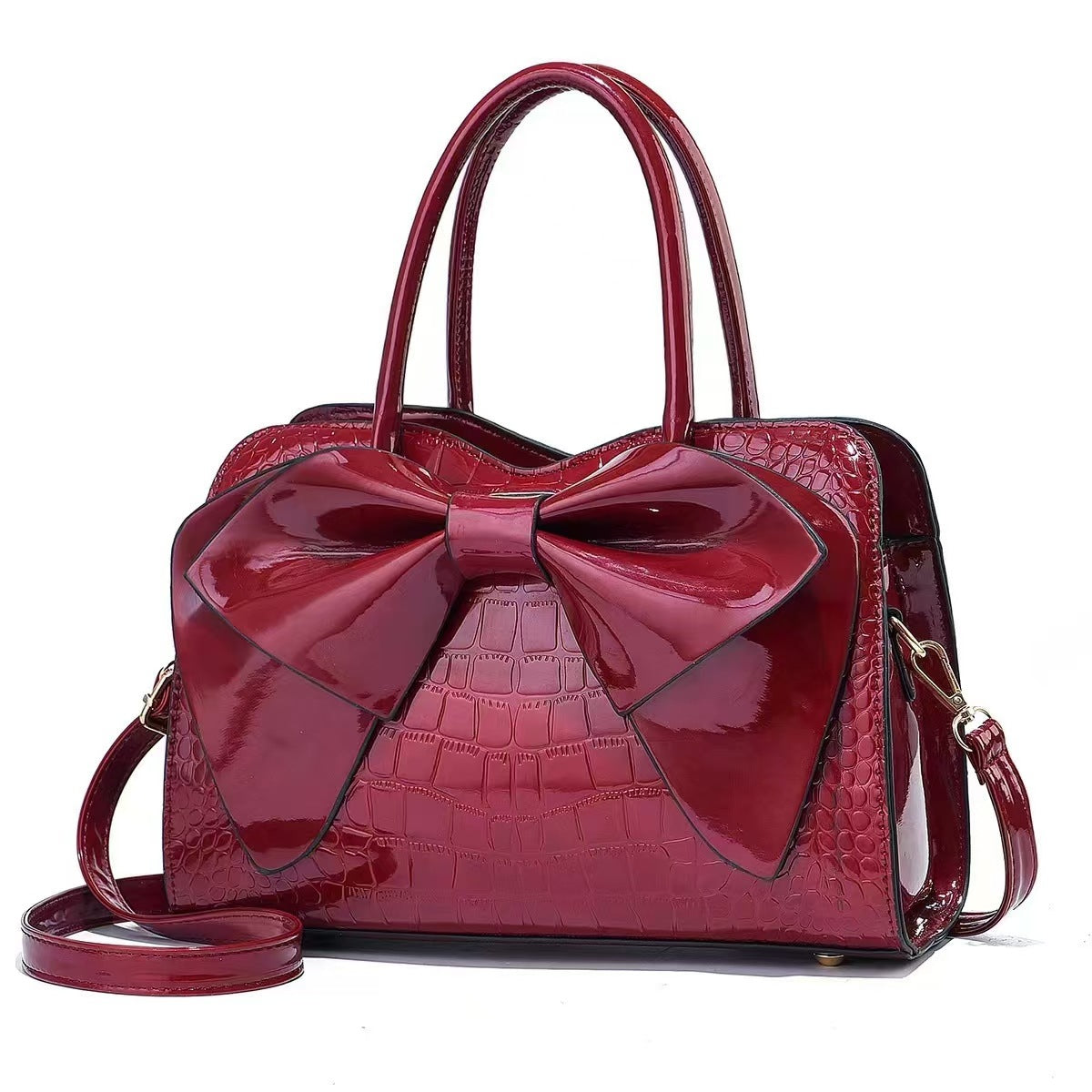 Women's Simple Elegant Western Style Shoulder Crossbody Handbag