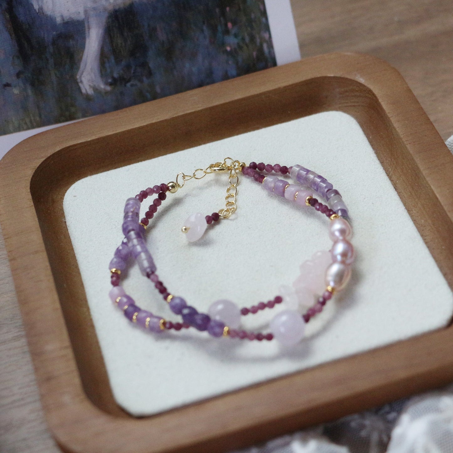 JEKIRA Amethyst & Pearl Jewelry Set