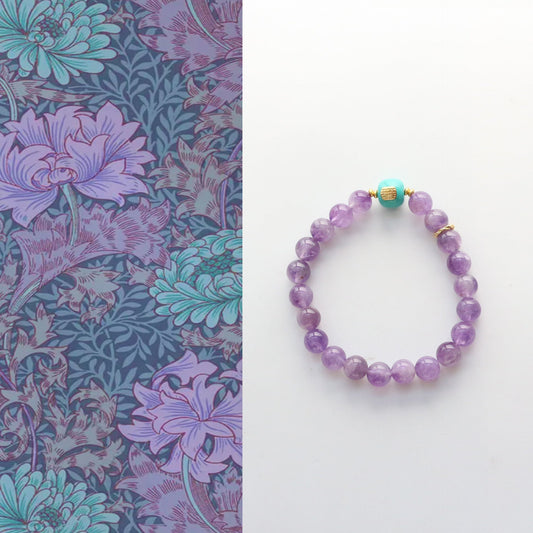 JEKIRA Amethyst & Turquoise Balancing Bracelet
