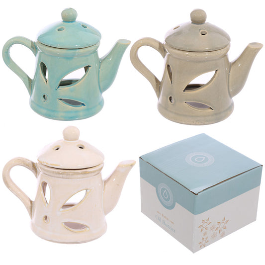 Teapot Design Ceramic Oil Burner