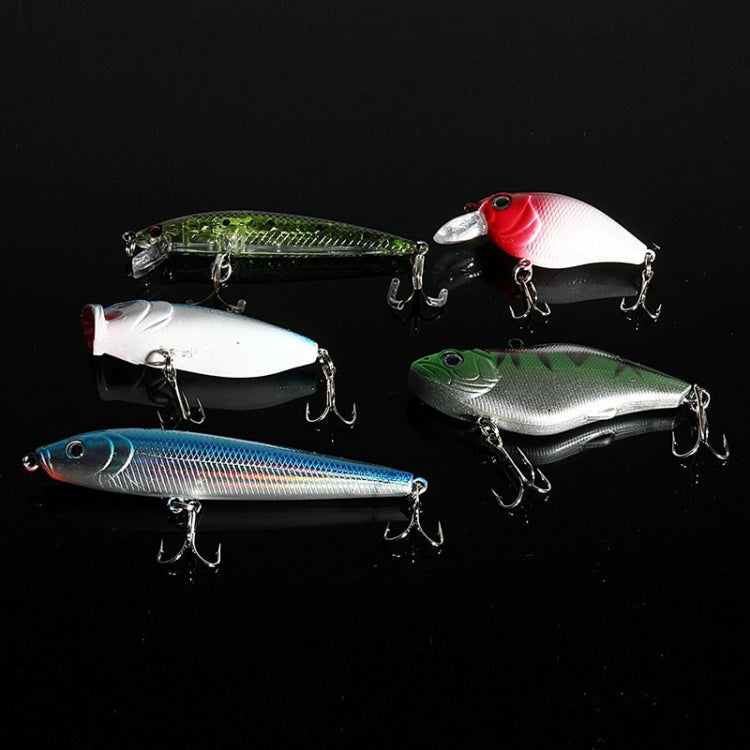 101 PCS Fishing Bait Lure Kit Fishing Tackle