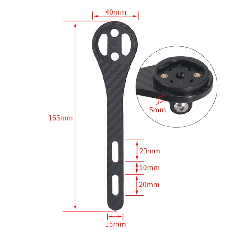 Full Carbon Fiber Road Bicycle Code Table Holder For Garmin Series(Matte), For Bryton Series(Matte), For CATEYE Series(Matte), For Garmin Series(Matte)
