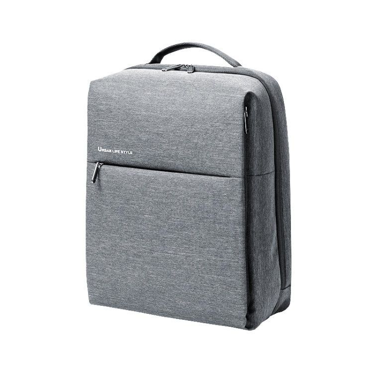 Original Xiaomi Waterproof Simple Backpack Laptop Bag for 15.6 inch Laptop(Light Grey)