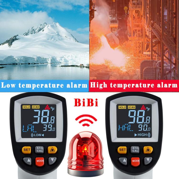 GT750 Portable Digital Laser Point Infrared Thermometer, Temperature Range: -50-750 Celsius Degree without Battery, GT750