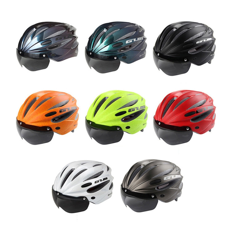 GUB K80 Plus Bike Helmet With Visor And Goggles(Fluorescent Green)