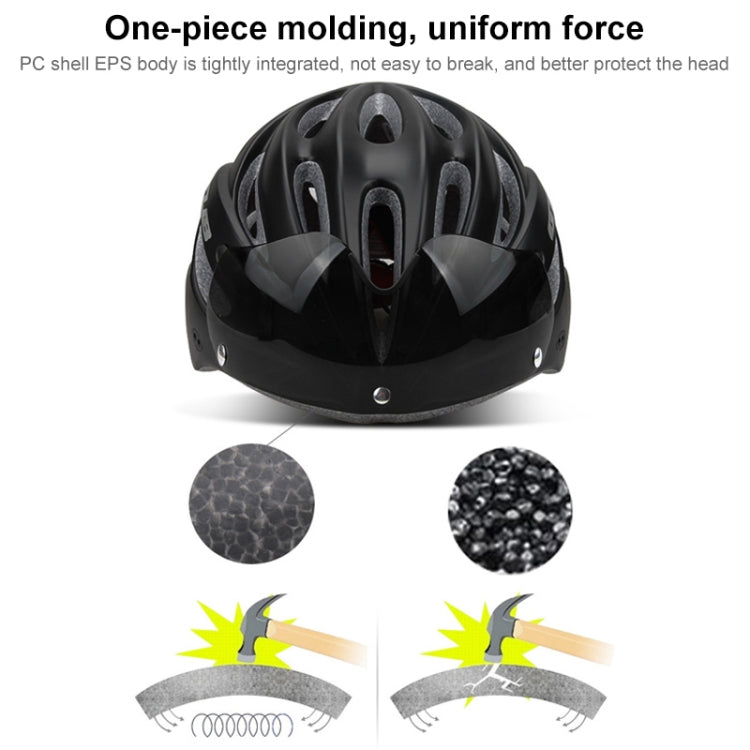 GUB K80 Plus Bike Helmet With Visor And Goggles(Orange)