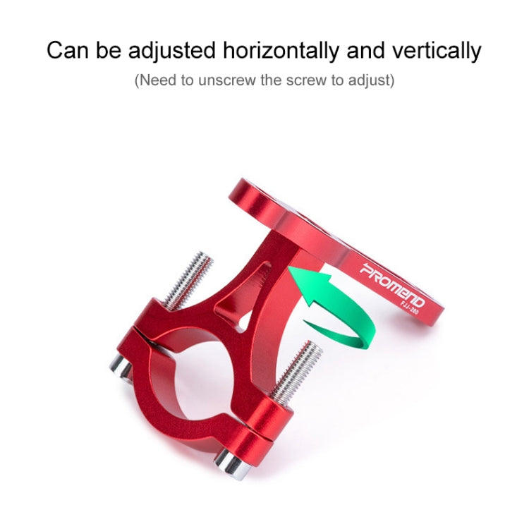 PROMEND FJJ-280N CNC Aluminum Alloy Bicycle Adapter Seat for Bottle Cage (Titanium Color)