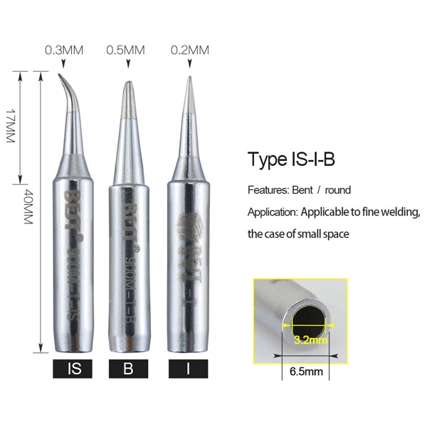 BEST Longevity Series Soldering Iron Tip Soldering Contact 900M-T-IS