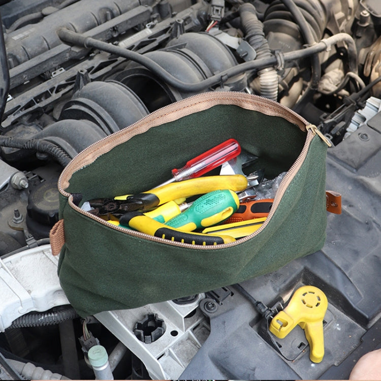 14.5 x 9 x 3cm Electrician Repair Hardware Tool Carrying Bag, 14.5 x 9 x 3cm (Grey), 14.5 x 9 x 3cm (Khaki), 14.5 x 9 x 3cm (Army Green)