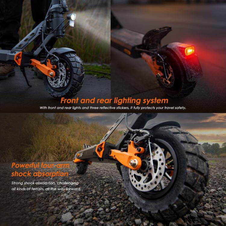 [EU Warehouse] Kukirin G2 Pro VMP 500W Three-speed Folding Electric Offroad Scooter with 9 inch Vacuum Tires