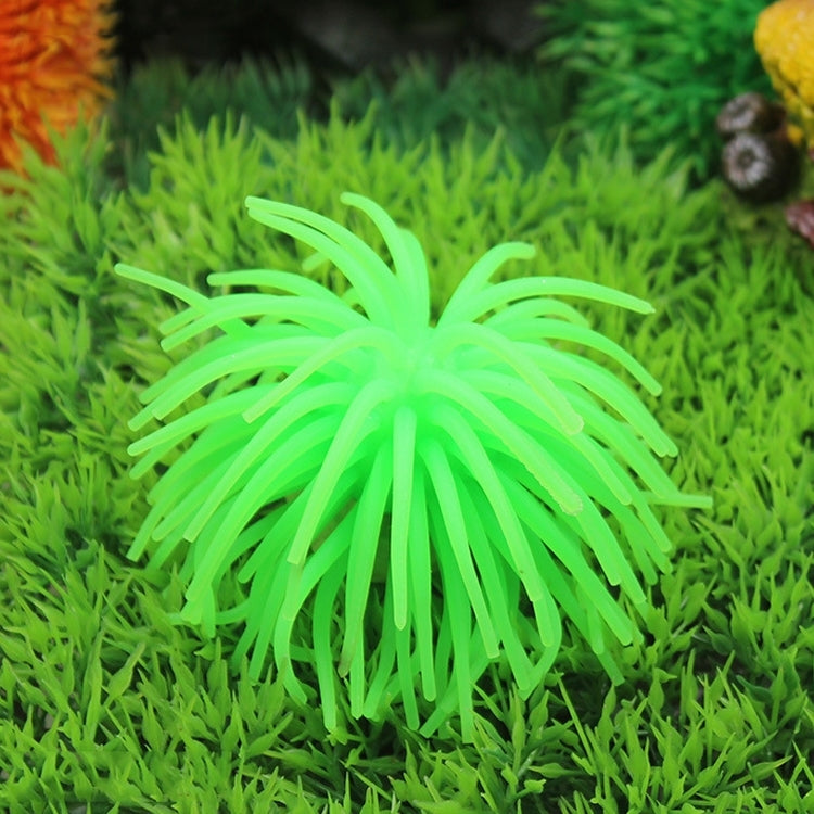 Aquarium Articles Decoration TPR Simulation Sea Urchin Ball Coral, Size: S, Diameter: 7cm, Size: S
