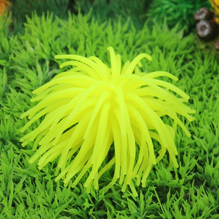 Aquarium Articles Decoration TPR Simulation Sea Urchin Ball Coral, Size: S, Diameter: 7cm, Size: S