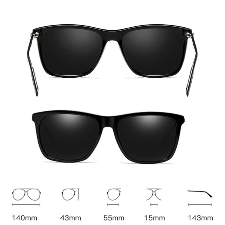 Men Retro Fashion Aluminum Magnesium Frame UV400 Polarized Sunglasses, Demi Brown + Brown, Black Tarnish+ G15 Green, Black Tarnish+ Blue, Black Tarnish+ Grey, Black Tarnish+ Pink, Black Silver+ Grey, Grey+ Silver