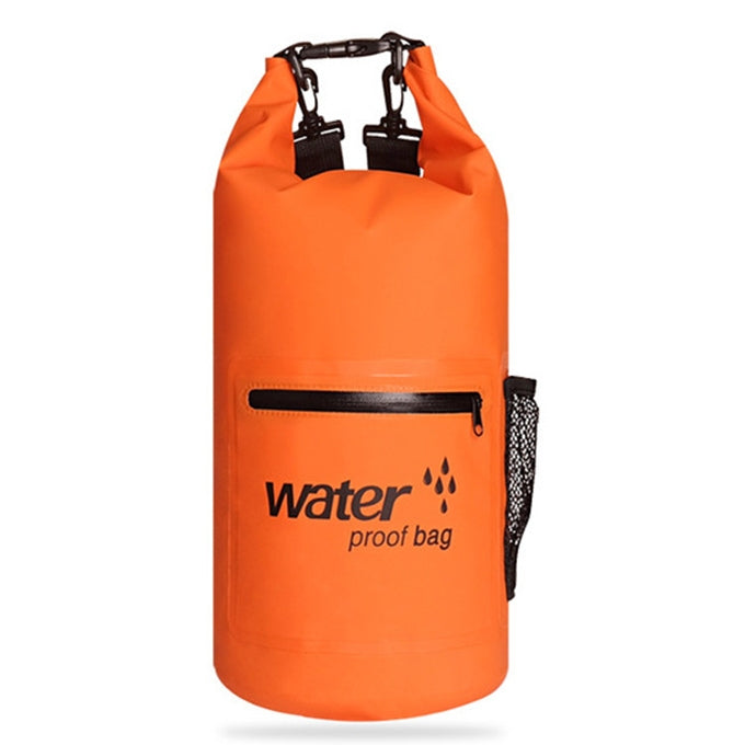 Outdoor Waterproof Dry Dual Shoulder Strap Bag Dry Sack PVC Barrel Bag, Capacity: 10L, 10L