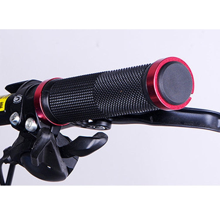 OQSPORT 2 PCS Bike Hand Grips Bilateral Lock Straight Barrel MTB Bicycle Anti-slip Handlebar Grips, 801