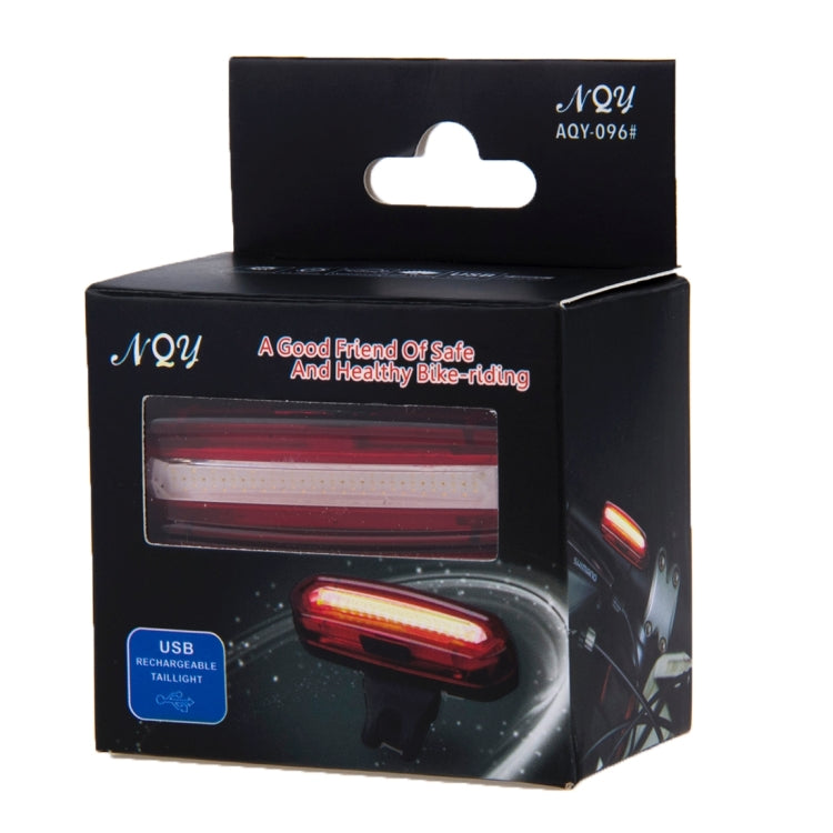 AQY-096 IPX4 Detachable USB Rechargeable Dual Color LED Bike Taillight, Blue & Red, White & Red